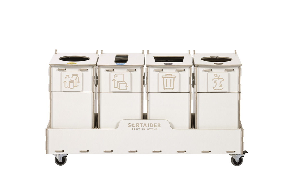 Sortaider Sorter  SRT10W4 stylish waste bin